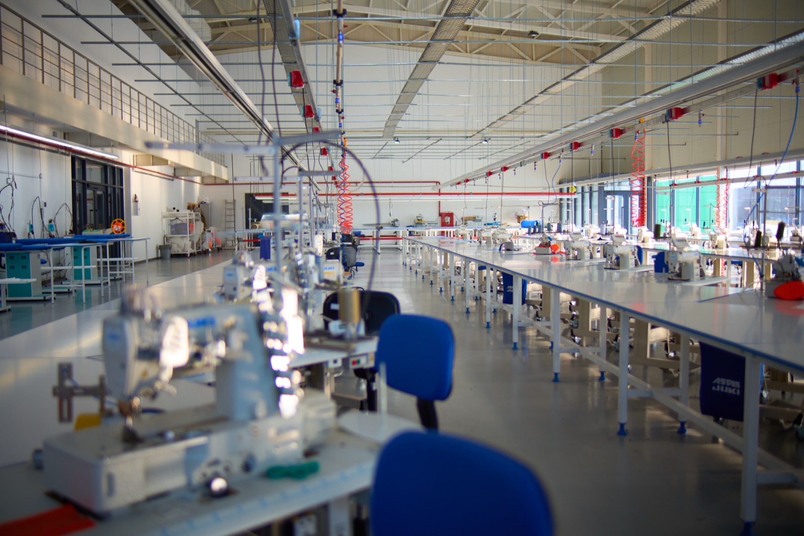 Qazaqstan Apparel factory floor