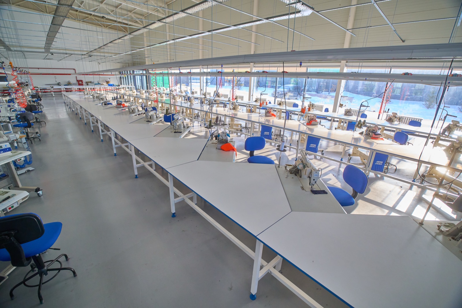 Factory overhead view